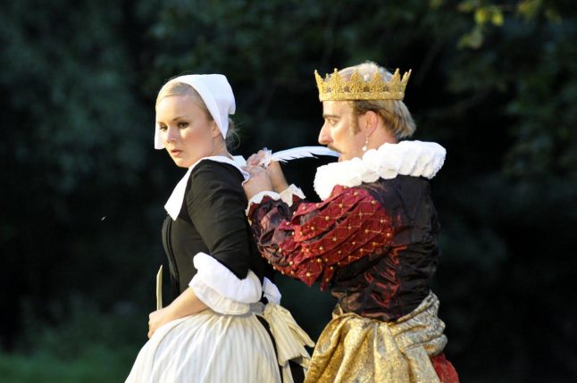 POPPEAS KRONING/ THE CORRONATION OF POPPEA, Den Fynske Opera at Valdemars Castle, 2012, photographer: Knud Mortensen