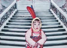 all_dressed_up_stairway_to_heaven-maleri-painting-goje-rostrup-2010