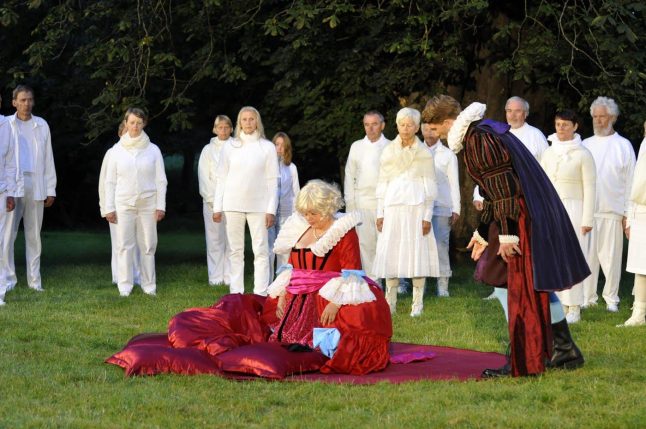 POPPEAS KRONING/ THE CORRONATION OF POPPEA, Den Fynske Opera at Valdemars Castle, 2012, photographer: Knud Mortensen