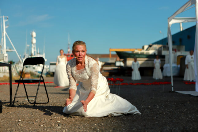 Butterfly, Operaen I Svendborg, 2021, set and costume design: Gøje Rostrup, Photographer: Morten Kjærgaard