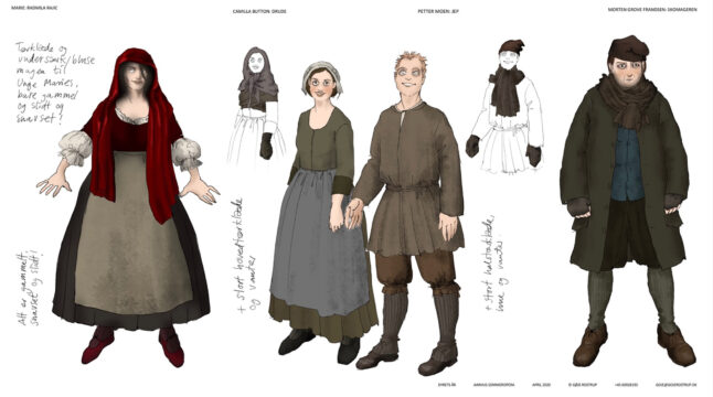 Dyrets År – 1666/The Year of the Beast - 1666, Aarhus Sommeropera, 2021, set and costume design: Gøje Rostrup,