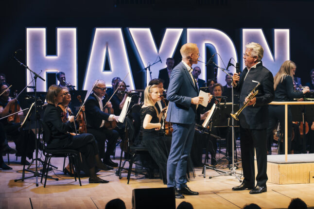 Haydn Festival, Danmarks Underholdningsorkester, 2022, set design: Gøje Rostrup, Photographer: Toke Bjørneboe