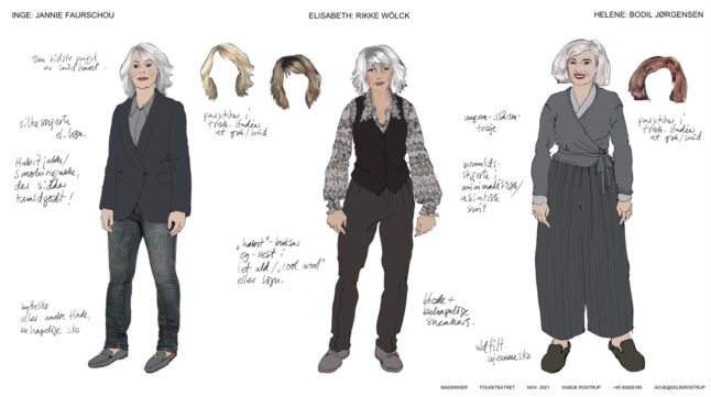 Maddiker - Folketeatret - Set and costume design by Gøje Rostrup